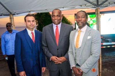 Ahsan Khaliq in Ground Breaking Event with Prime Minister of Common Wealth of Dominica
