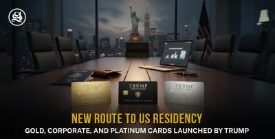 Gold, Corporate, and Platinum Cards Launched by Trump -  New Route to US Residency