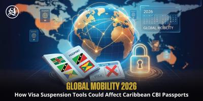 Global Mobility 2026: How Visa Suspension Tools Could Affect Caribbean CBI Passports