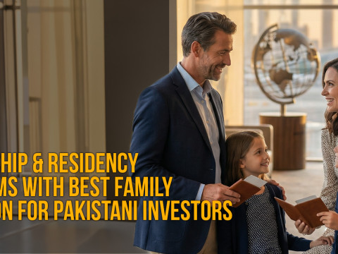 Citizenship & Residency Programs With Best Family Inclusion for Pakistani Investors