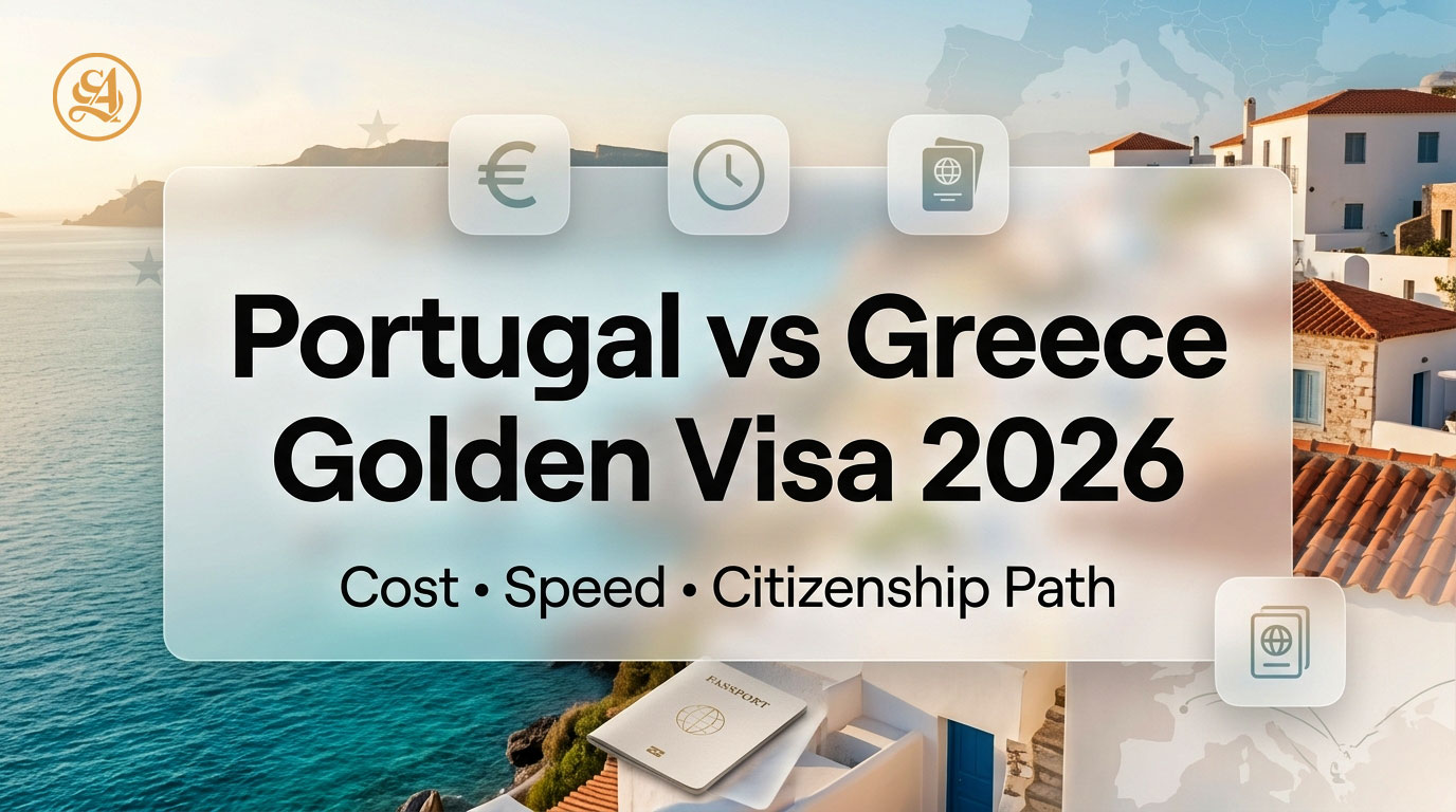 Portugal vs Greece Golden Visa 2026 comparison table