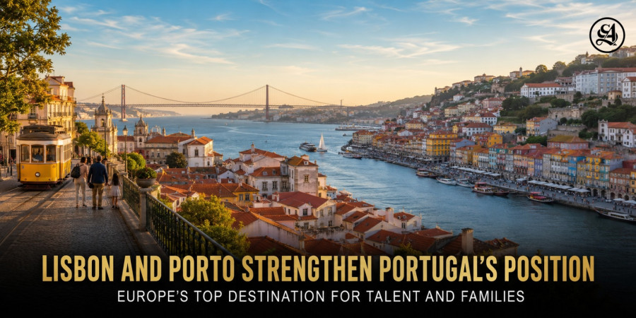 Lisbon and Porto Strengthen Portugal’s Position as Europe’s Top Destination for Talent and Families