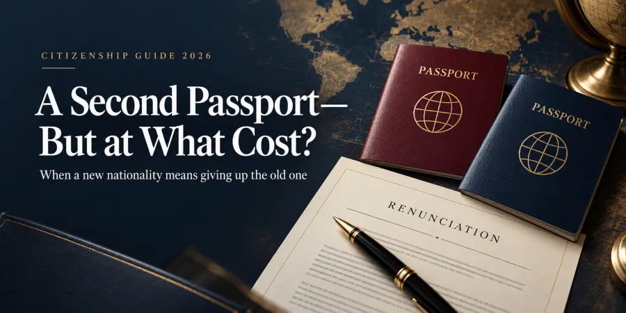 Which Countries Make You Give Up Your Citizenship for a Second Passport? (2026)