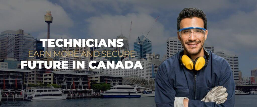 canada skilled immigration for Technician